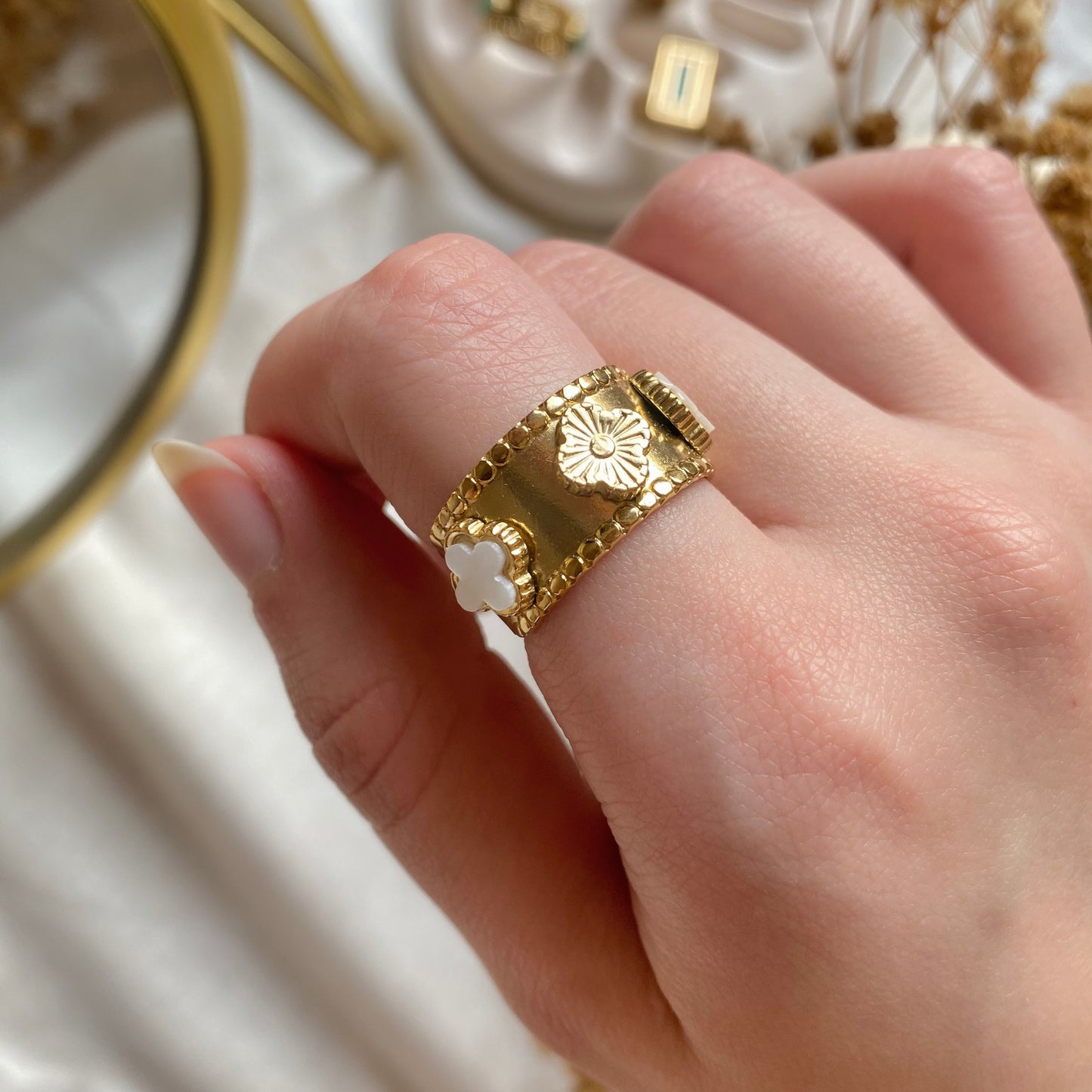 50638 Gold Plated Ring