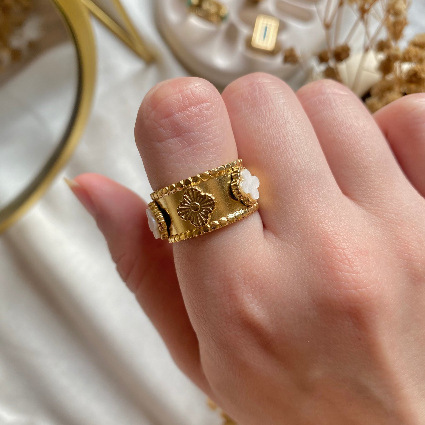 50638 Gold Plated Ring