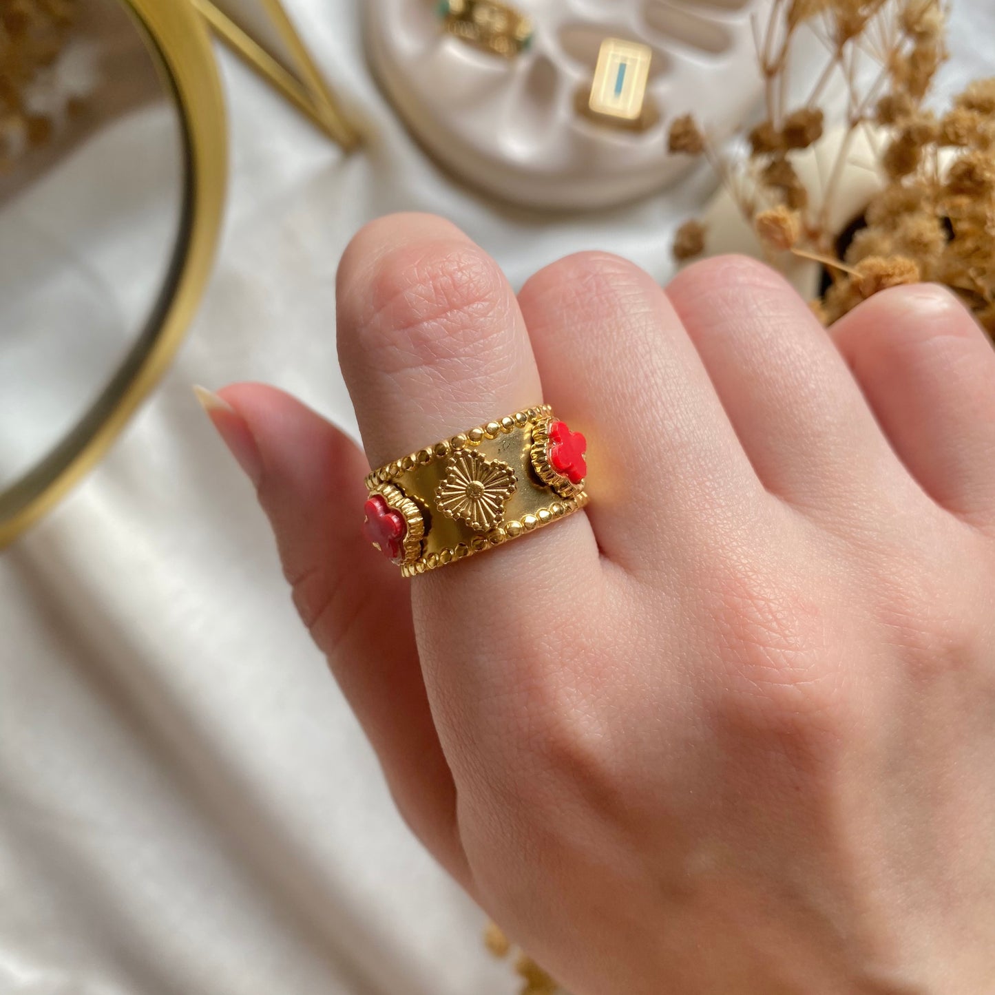50638 Gold Plated Ring