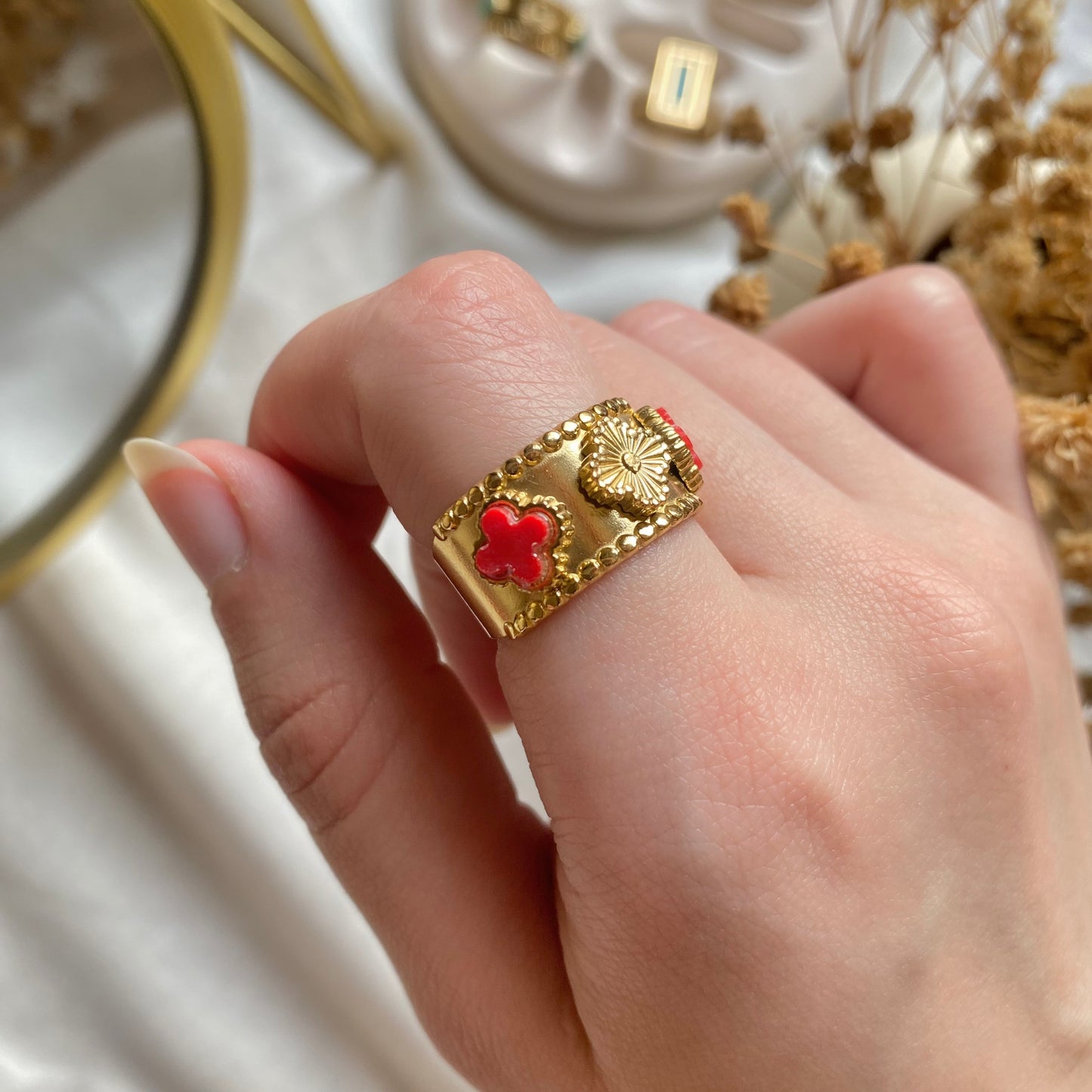 50638 Gold Plated Ring