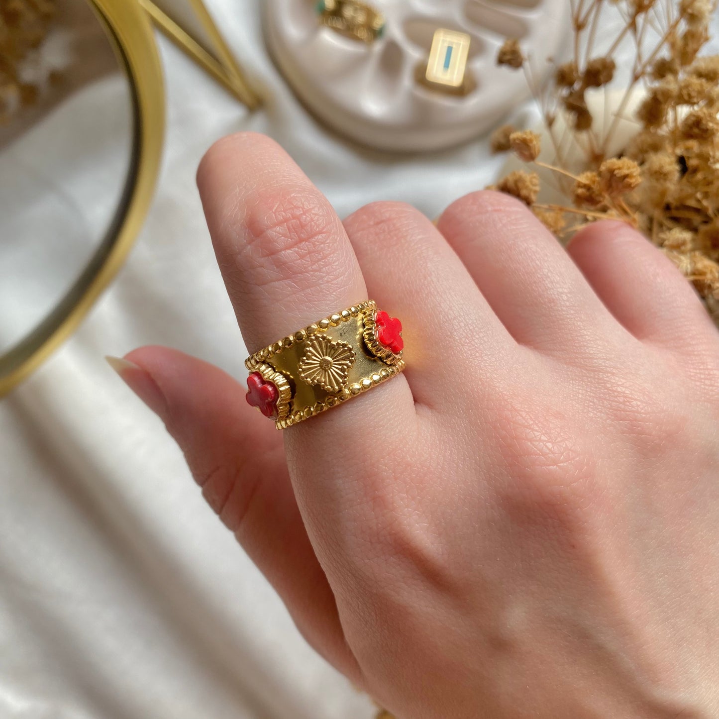 50638 Gold Plated Ring