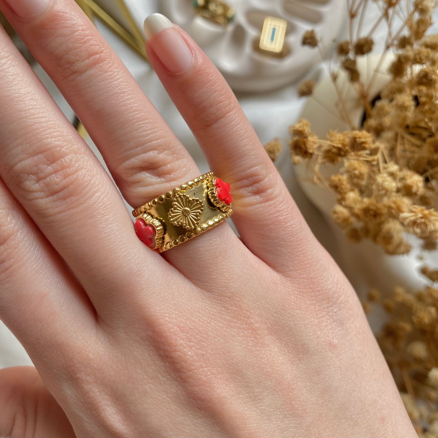 50638 Gold Plated Ring