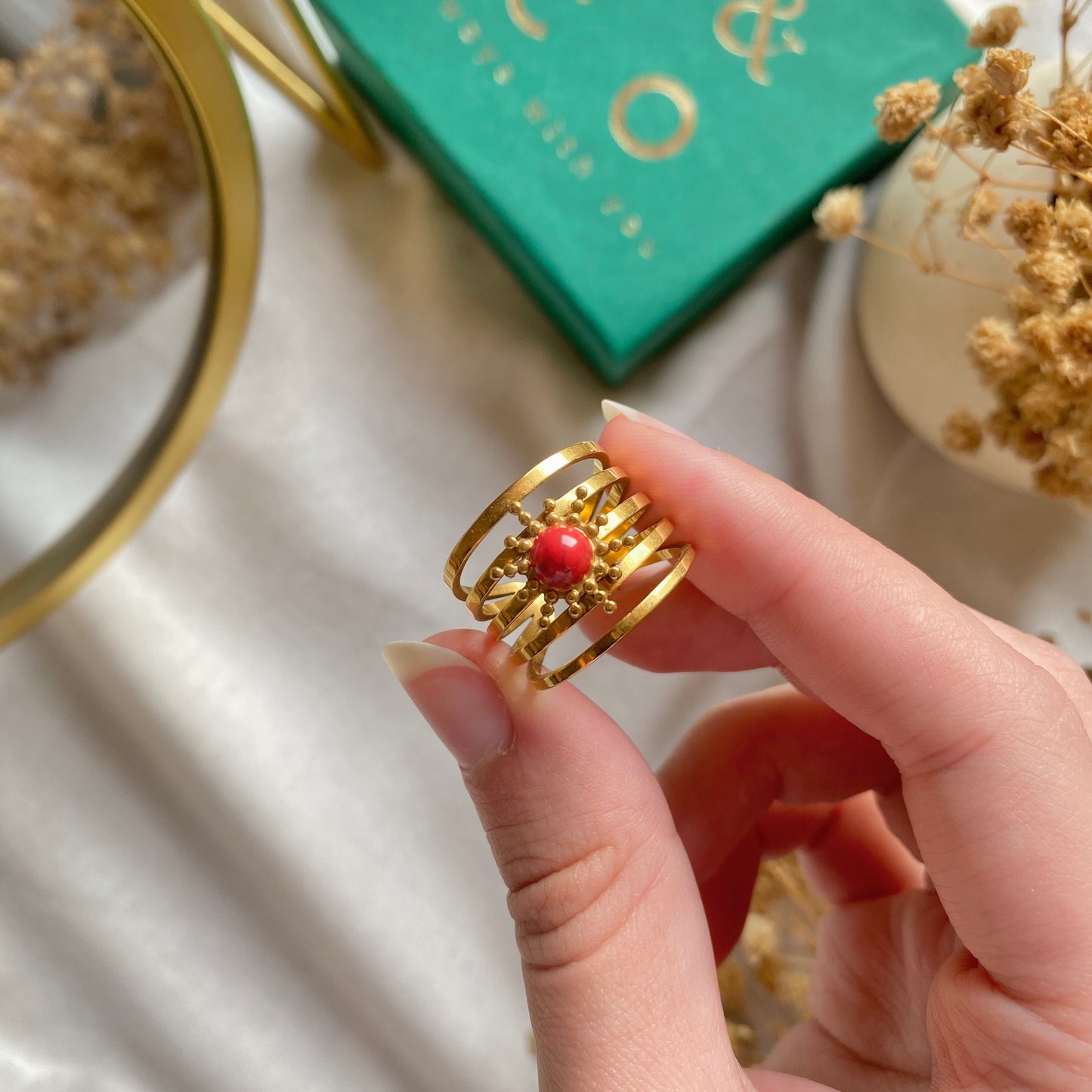 50640 Gold Plated Ring
