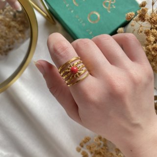 50640 Gold Plated Ring