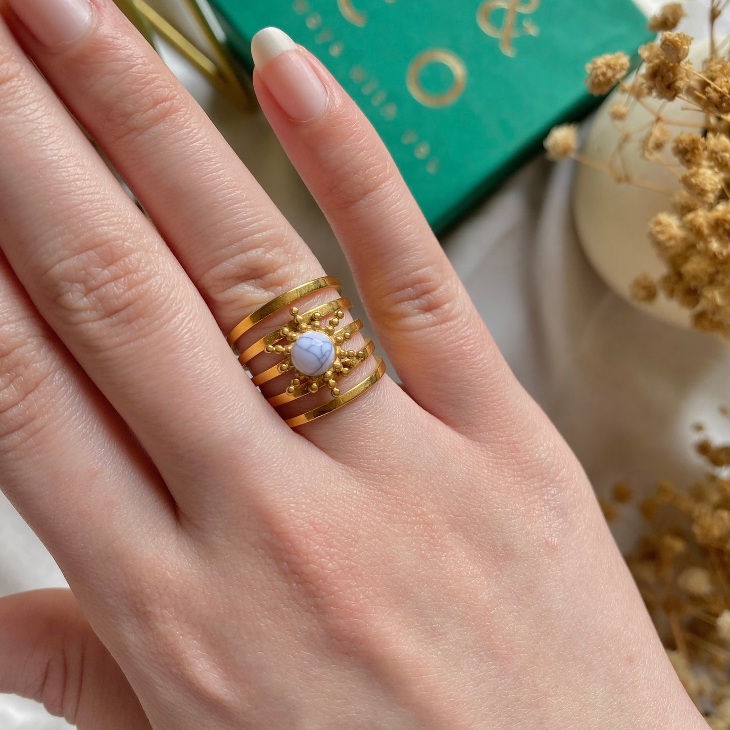 50640 Gold Plated Ring