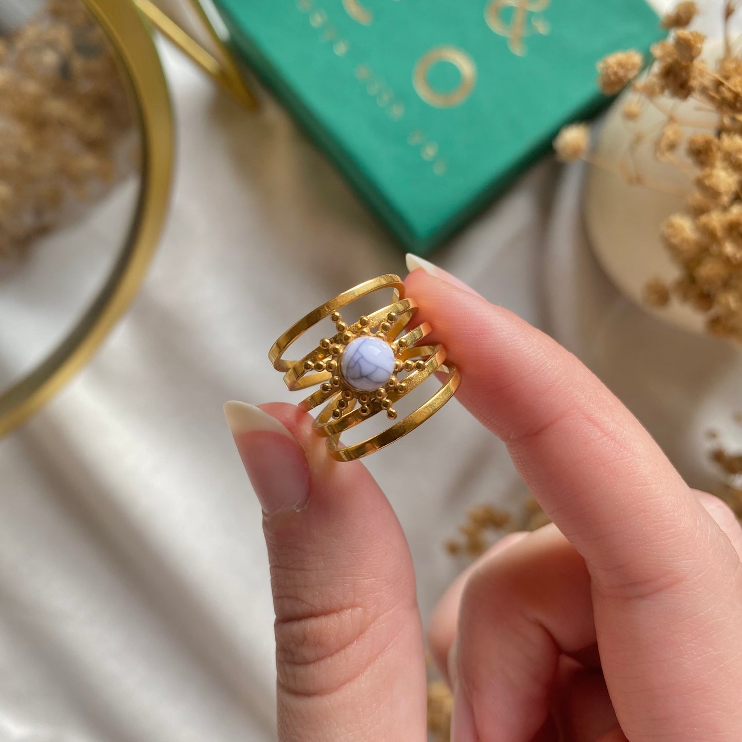 50640 Gold Plated Ring