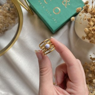 50640 Gold Plated Ring