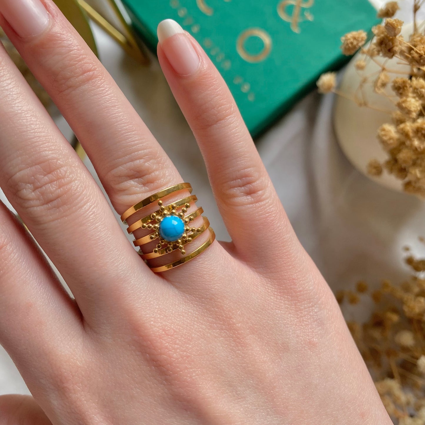 50640 Gold Plated Ring
