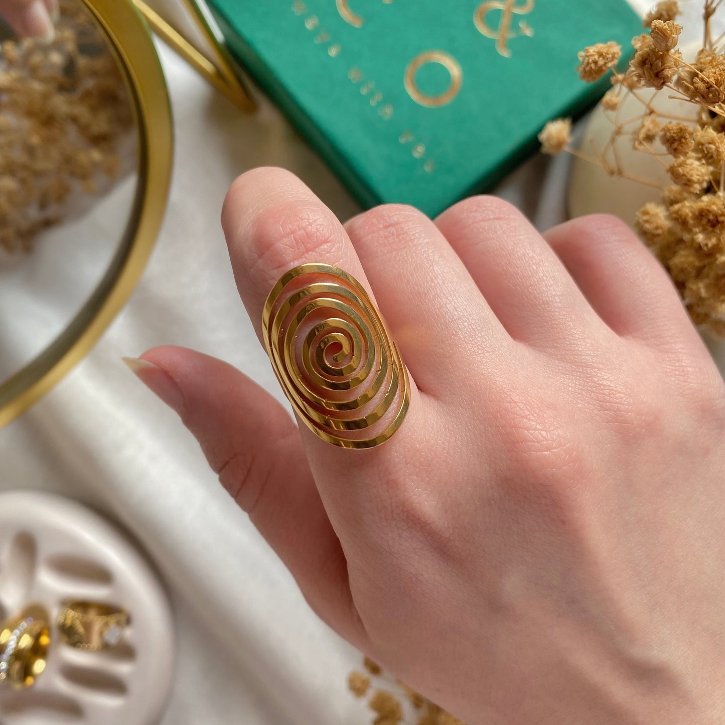 50641 Gold Plated Ring