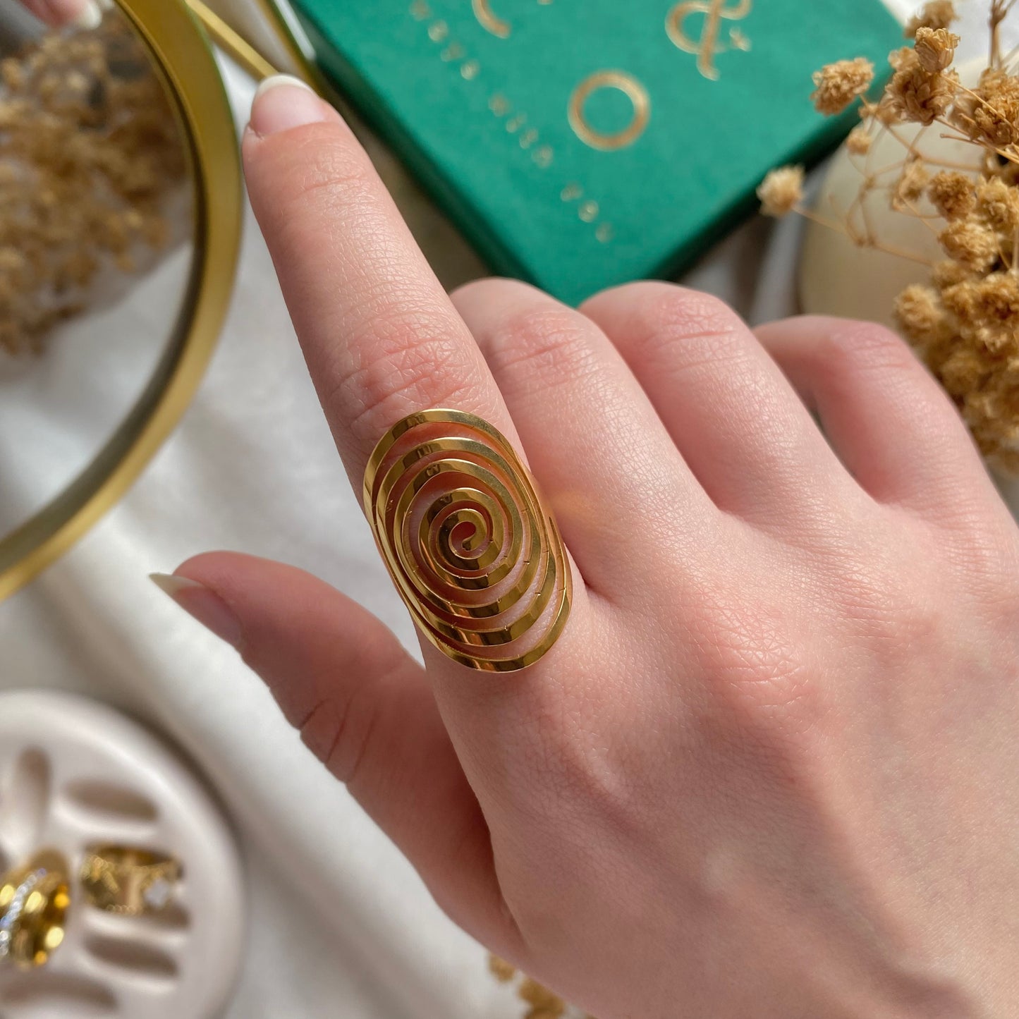 50641 Gold Plated Ring