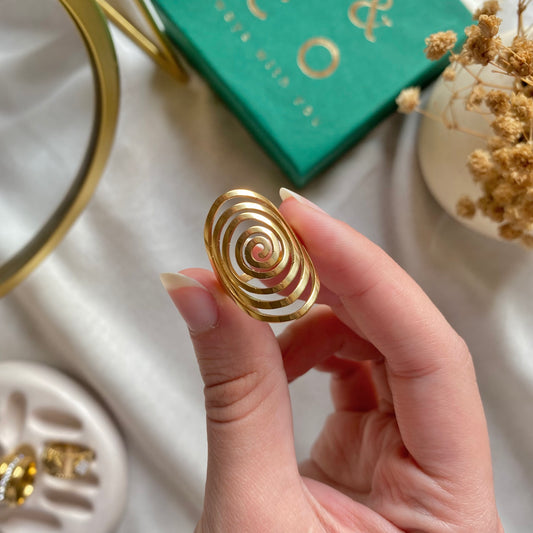 50641 Gold Plated Ring