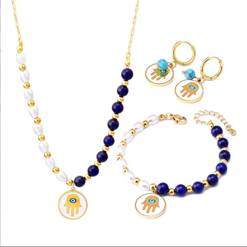 90010 Gold Plated 3 Pieces Set