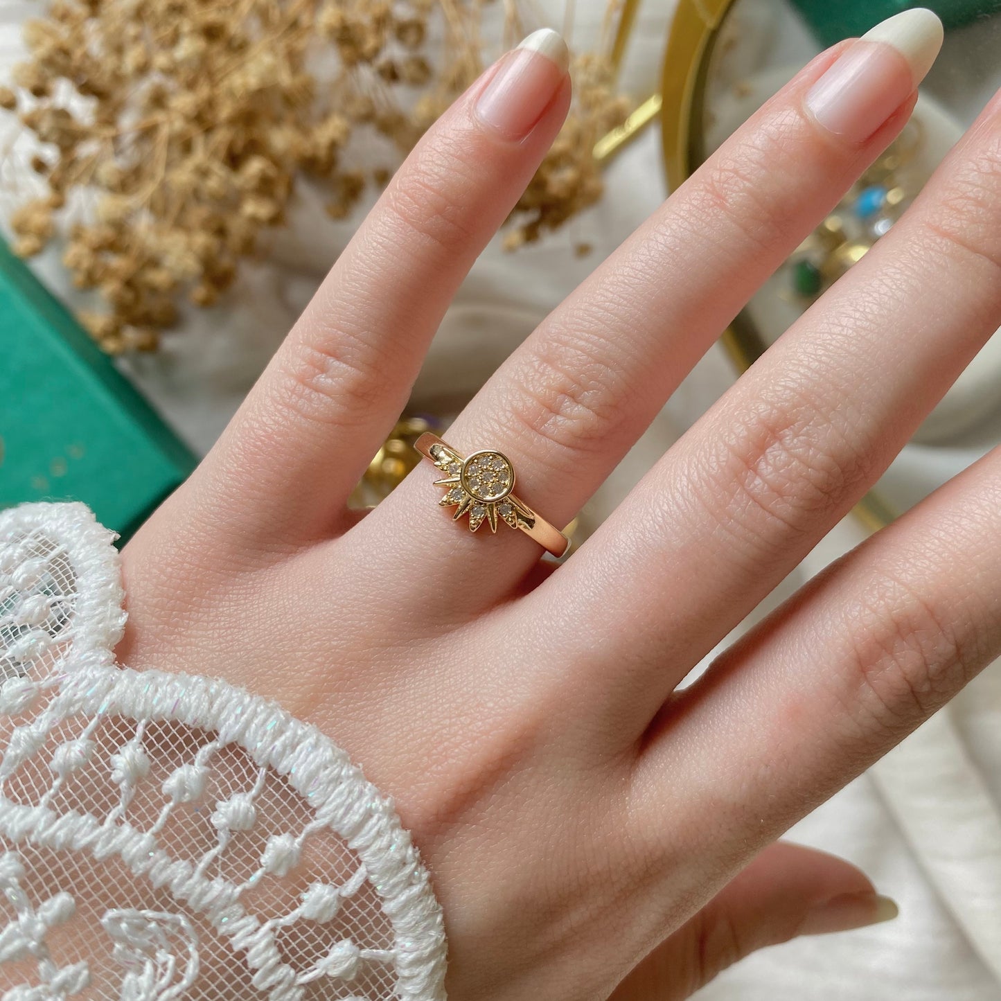 #50042 Copper Gold Plated Ring