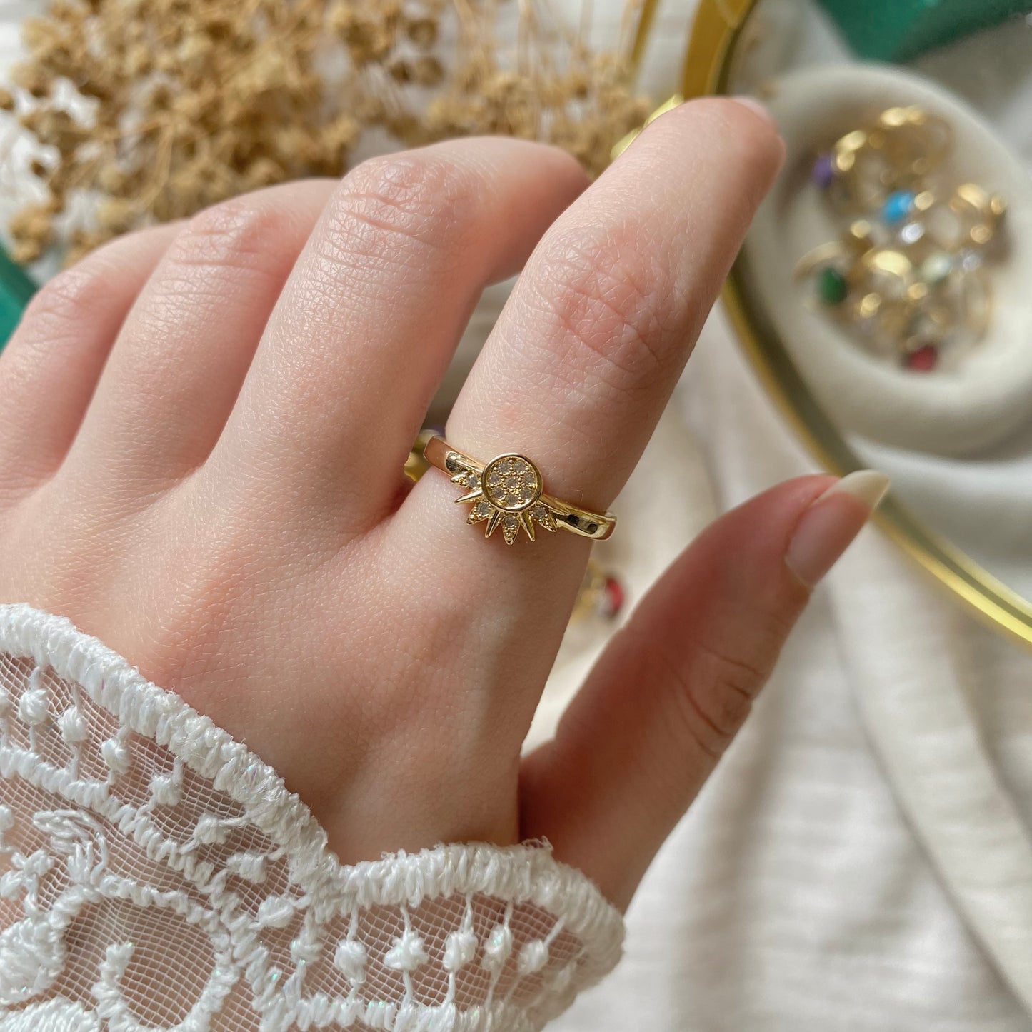#50042 Copper Gold Plated Ring