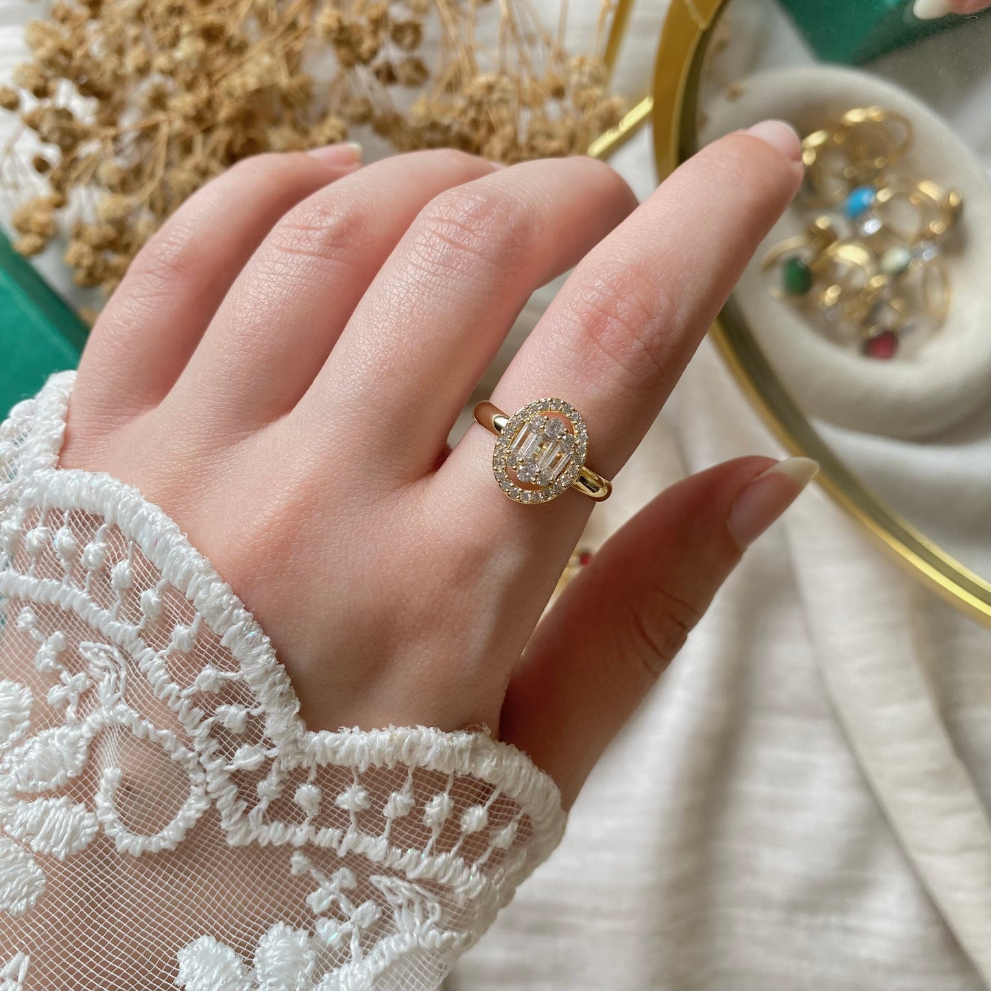 #50040 Copper Gold Plated Ring