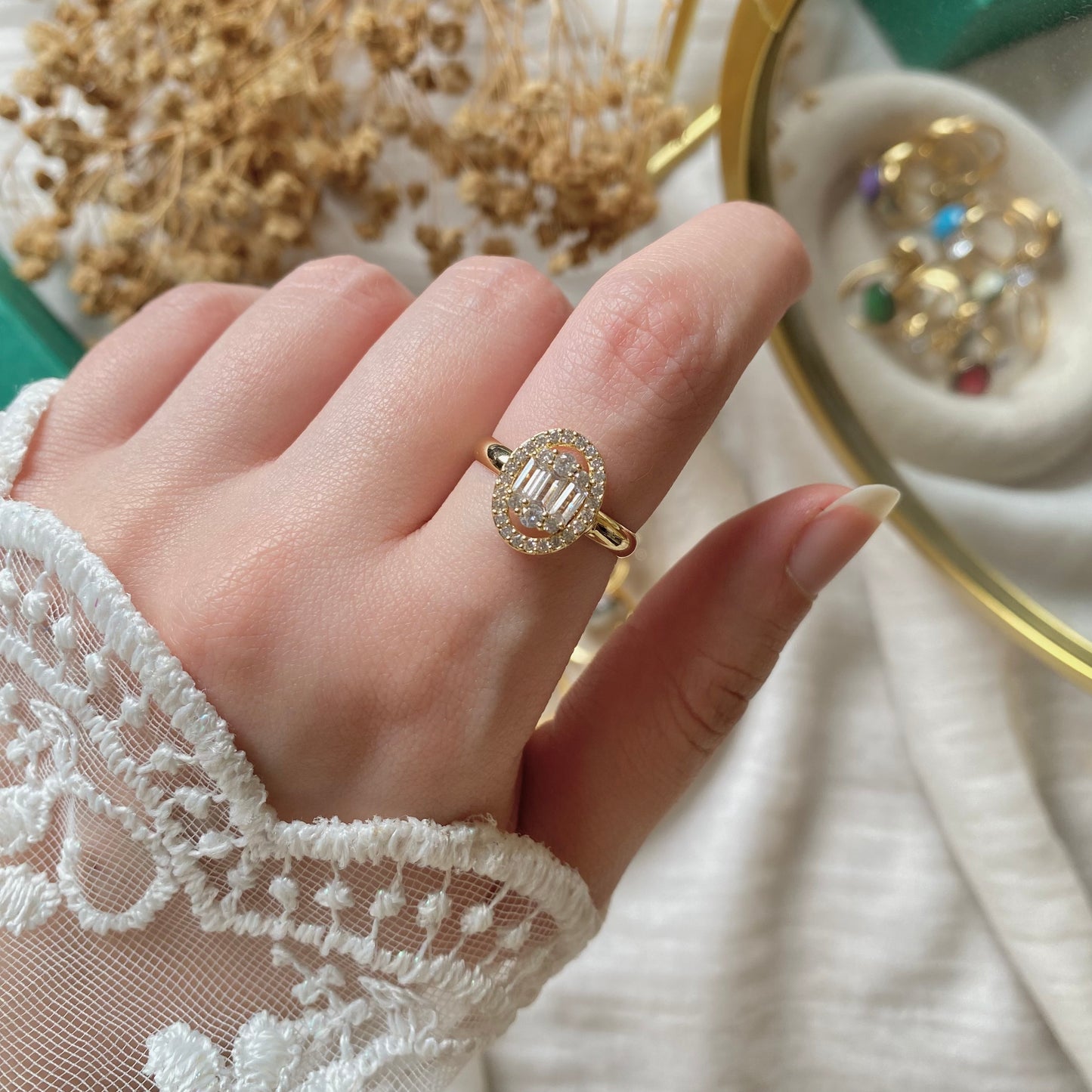 #50040 Copper Gold Plated Ring