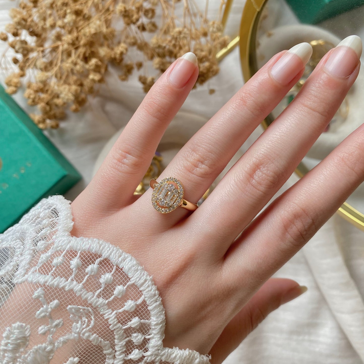 #50040 Copper Gold Plated Ring