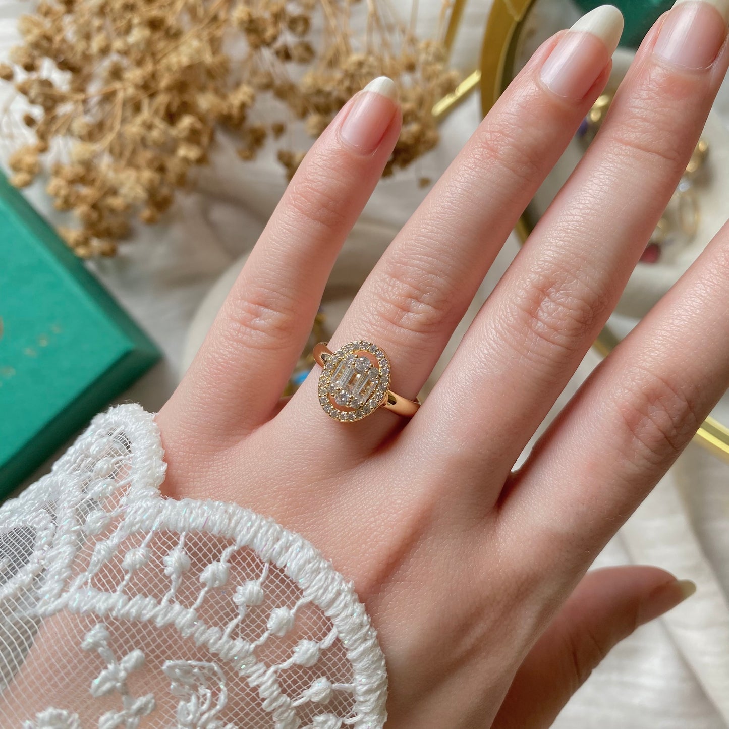 #50040 Copper Gold Plated Ring