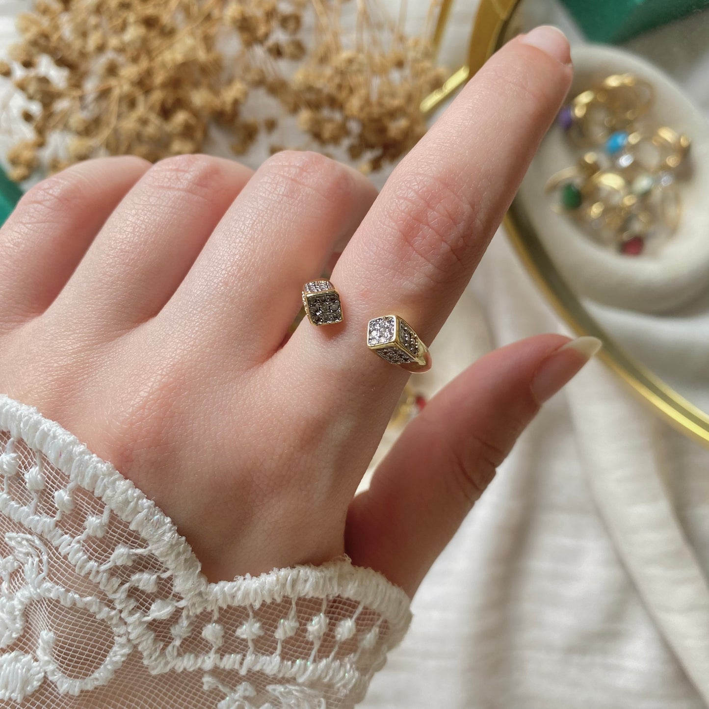 #50041 Copper Gold Plated Ring