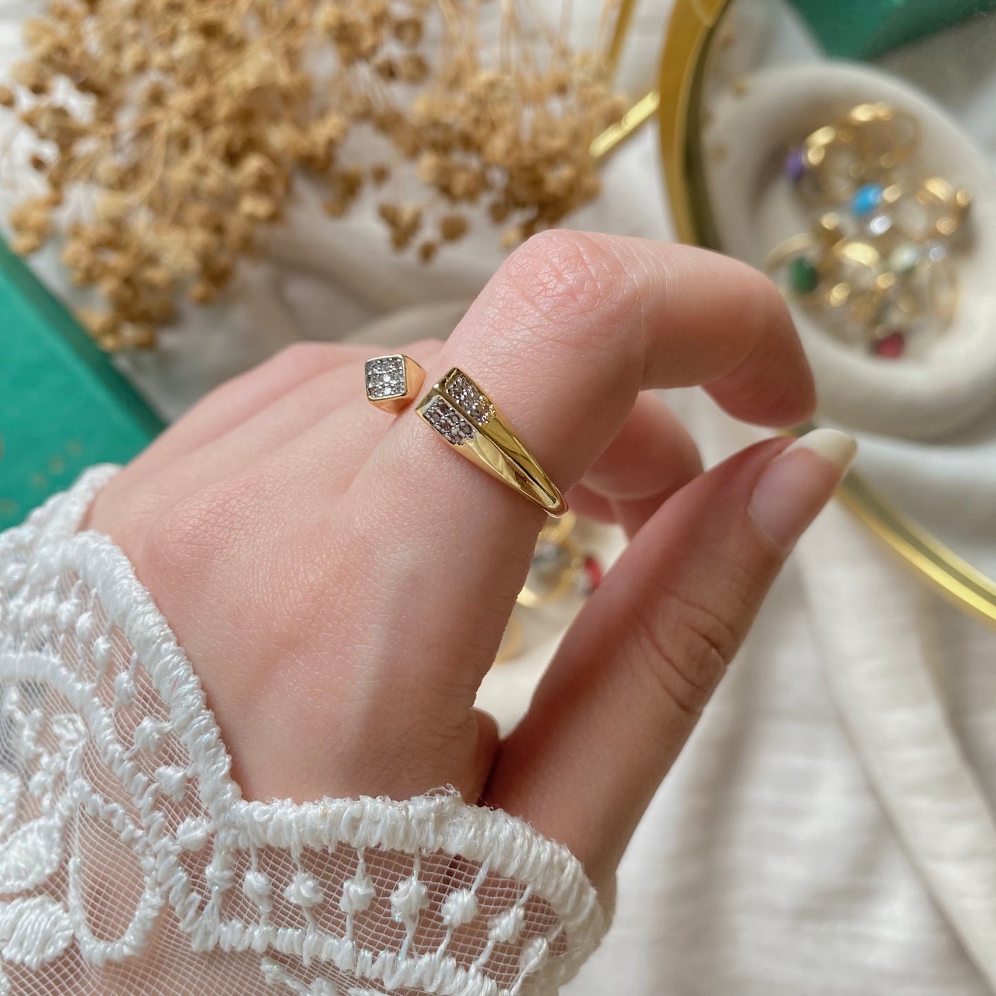#50041 Copper Gold Plated Ring