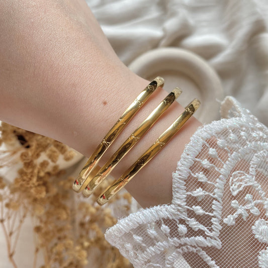 20414 Gold Plated Bangle