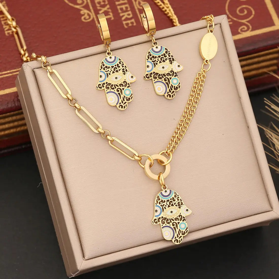 90012 Gold Plated 3 Items Set