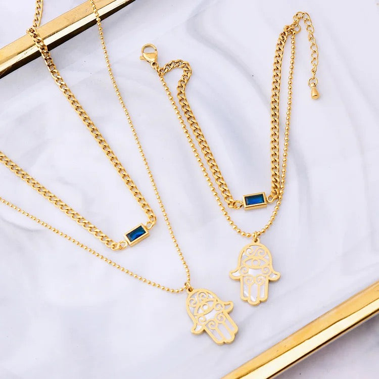 90009 Gold Plated 3 Pieces Set