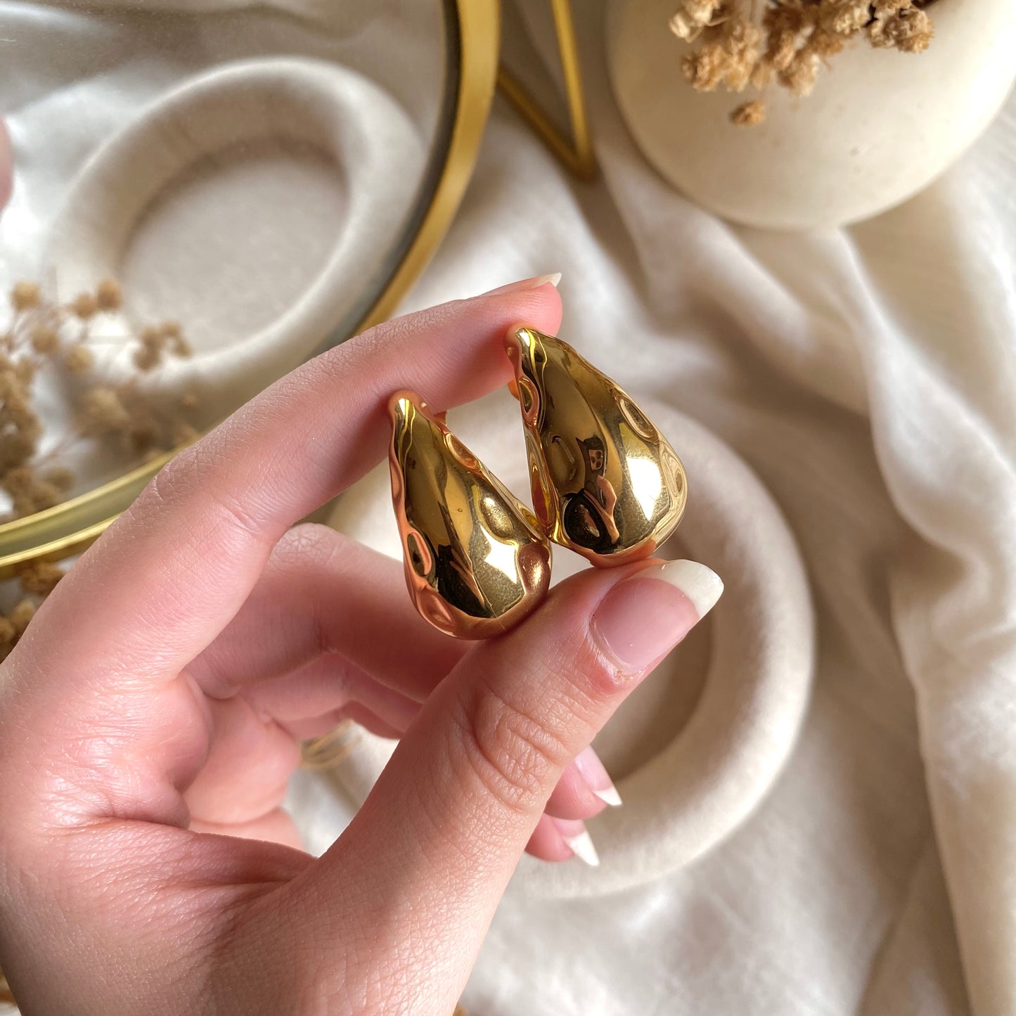 40532 gold plated Earrings
