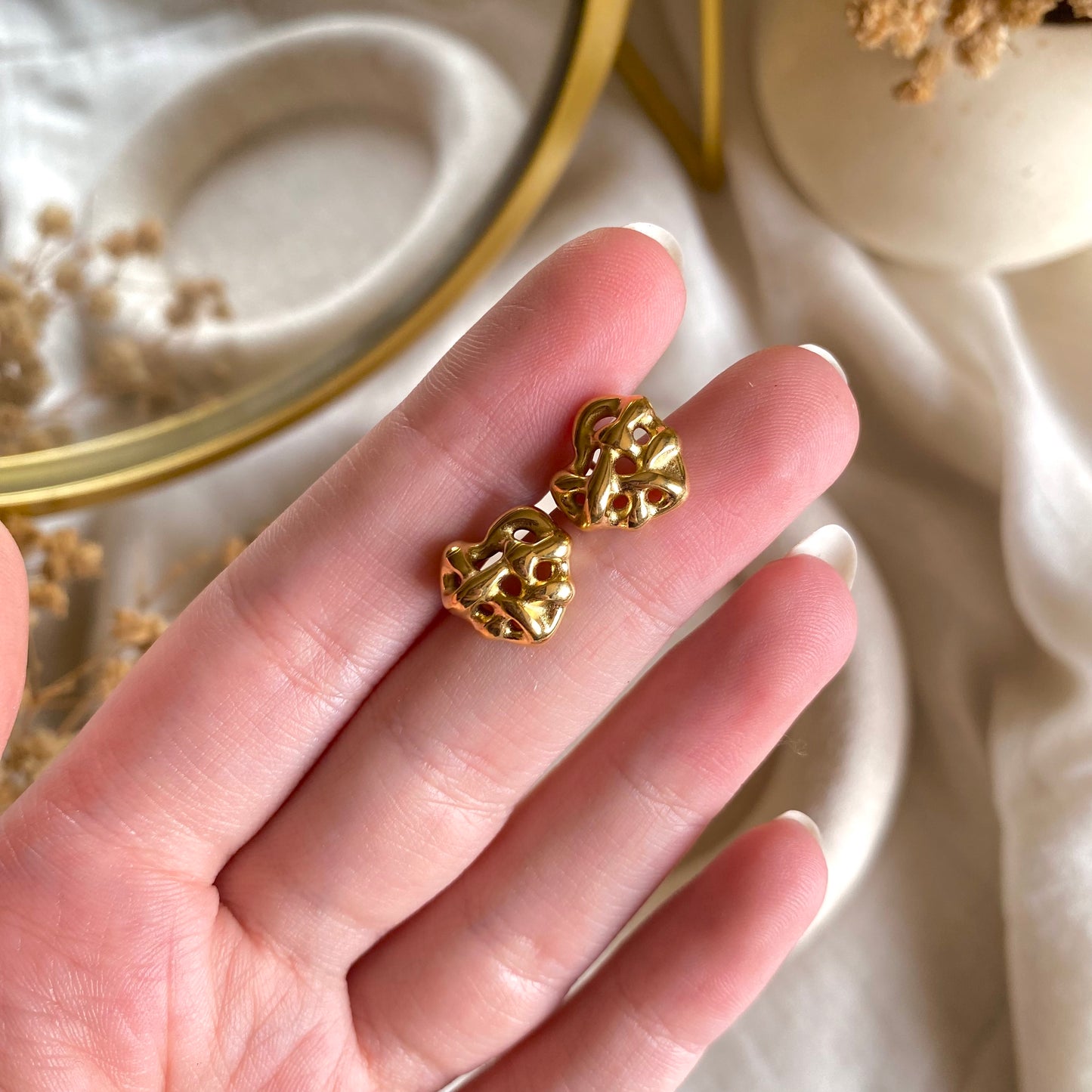 40534 gold plated Earrings