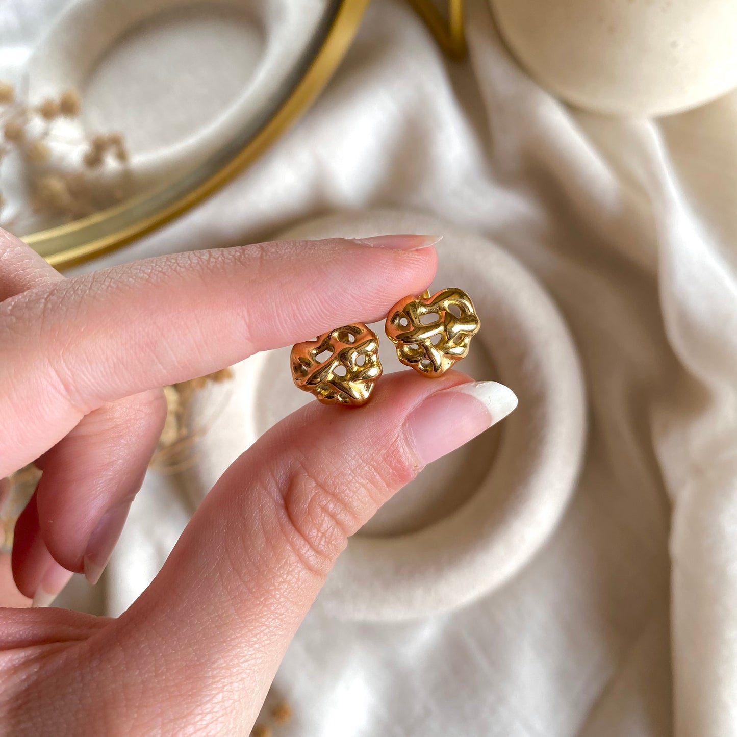 40534 gold plated Earrings
