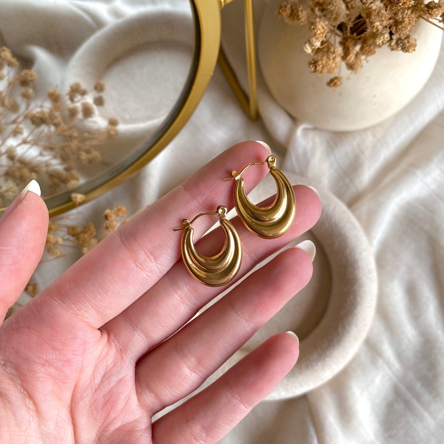 40536 gold plated Earrings