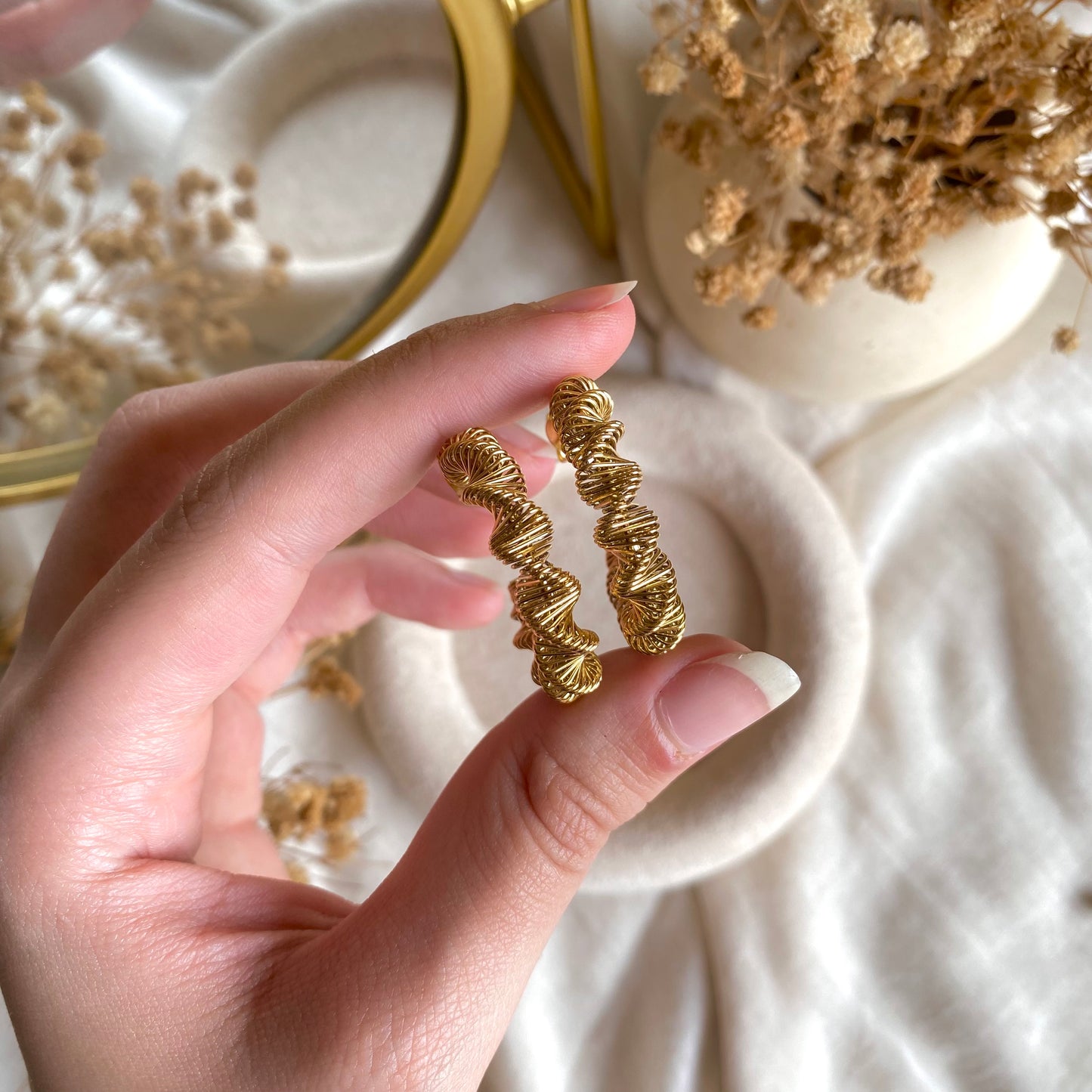 40537 gold plated Earrings