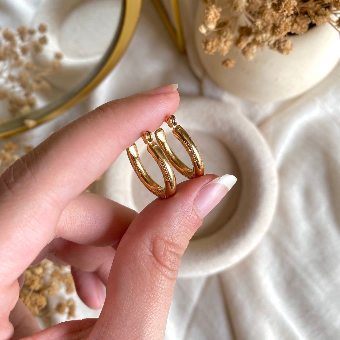 40540 gold plated Earrings