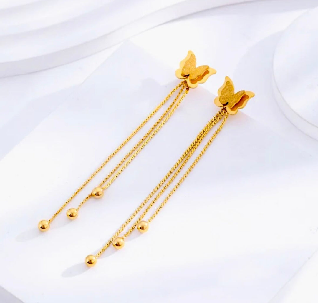 40110 Gold Plated Earrings