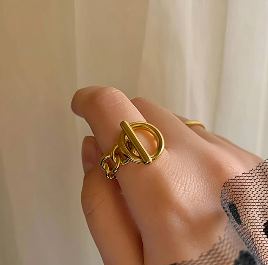 50357 Gold Plated Ring