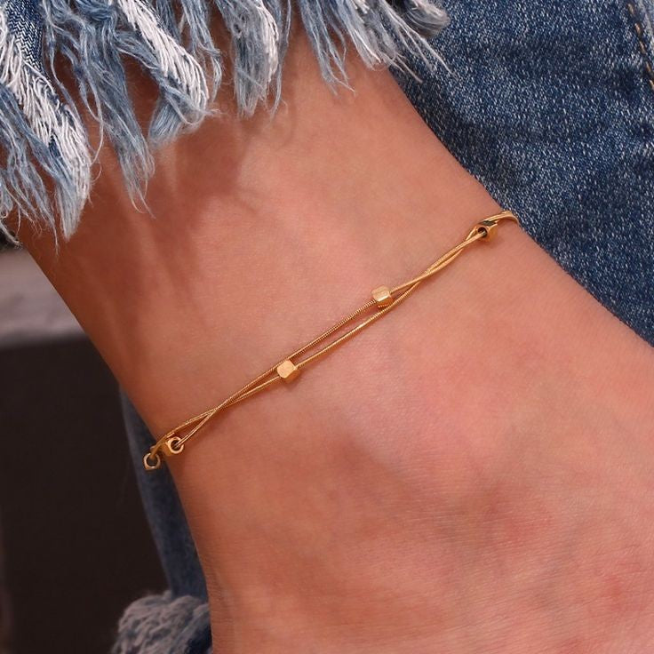 70081 Gold Plated Anklet