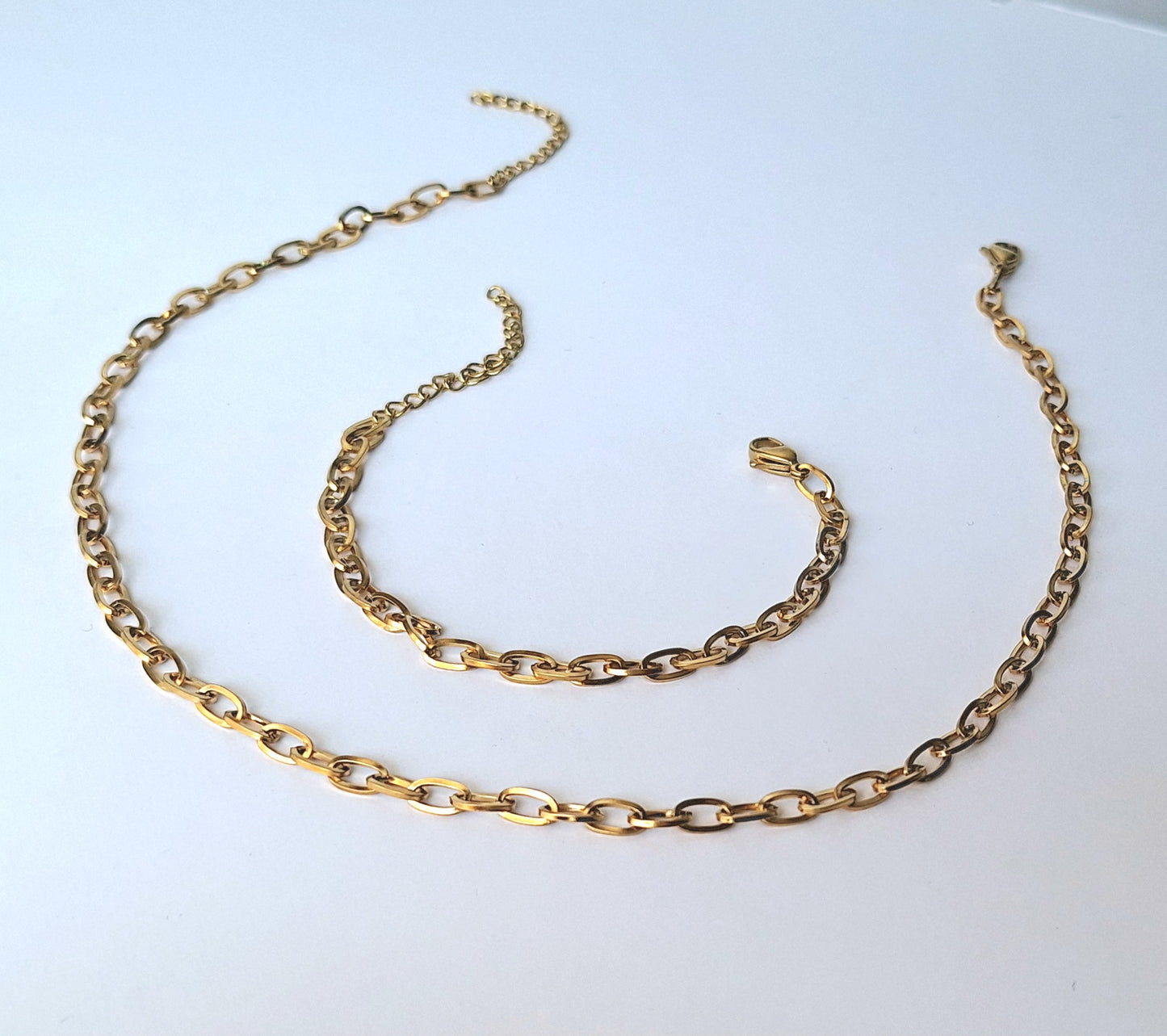 80028 Gold Plated 2 Pieces Set