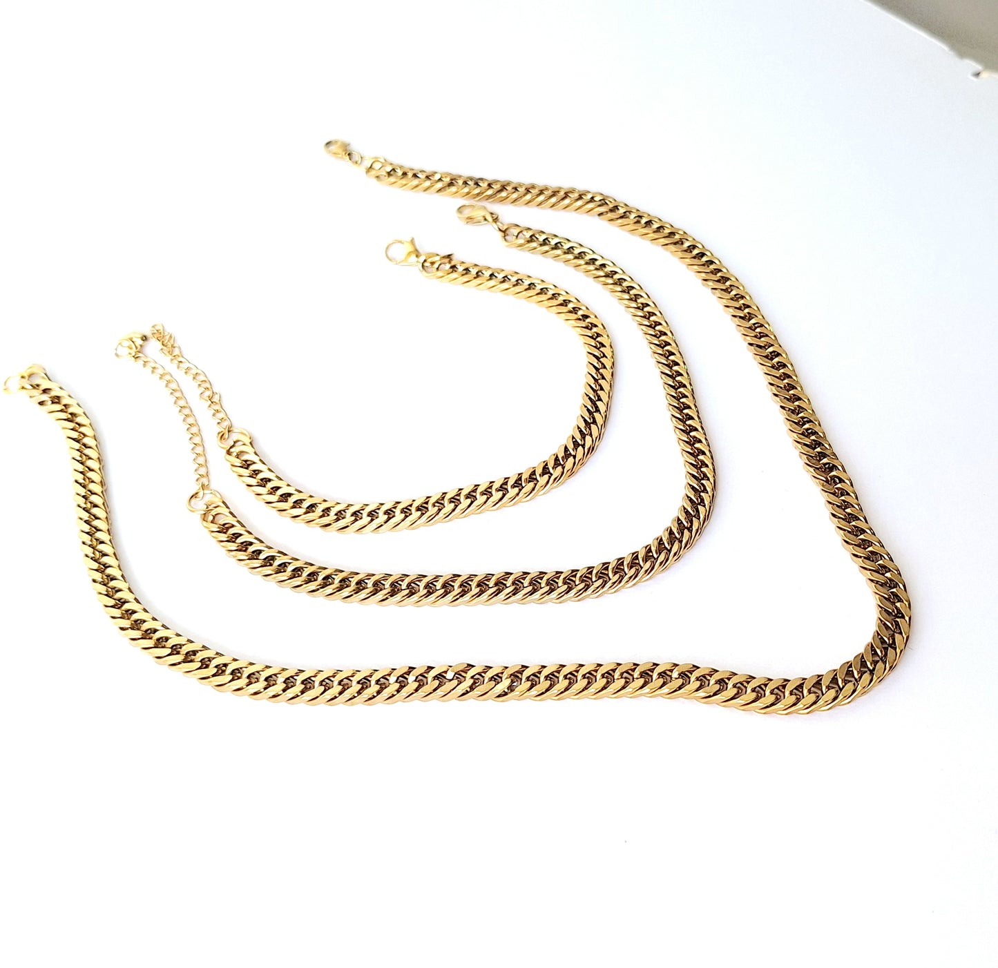 80029  Gold Plated 3 Pieces Set