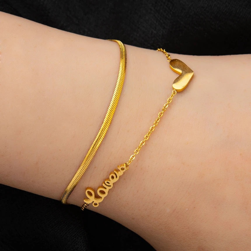 30128 Gold Plated Bracelet