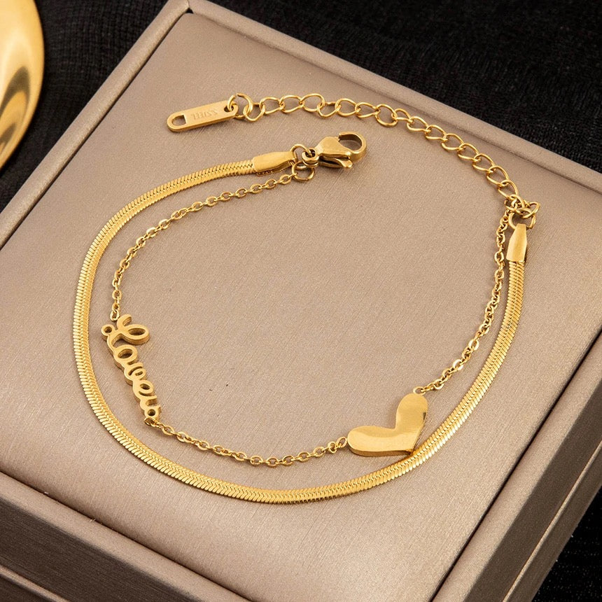 30128 Gold Plated Bracelet