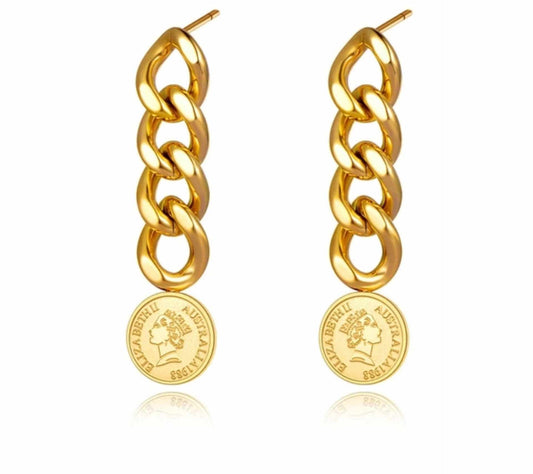 40138 Gold Plated Earrings