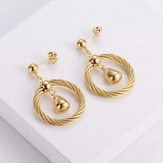 40127 Gold Plated Earrings