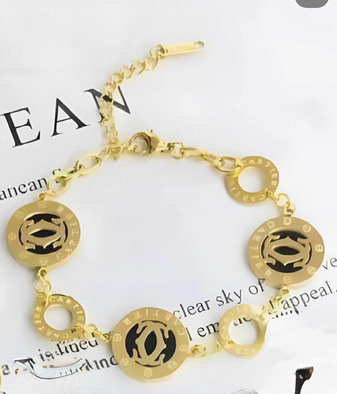 30142 Gold Plated Bracelet