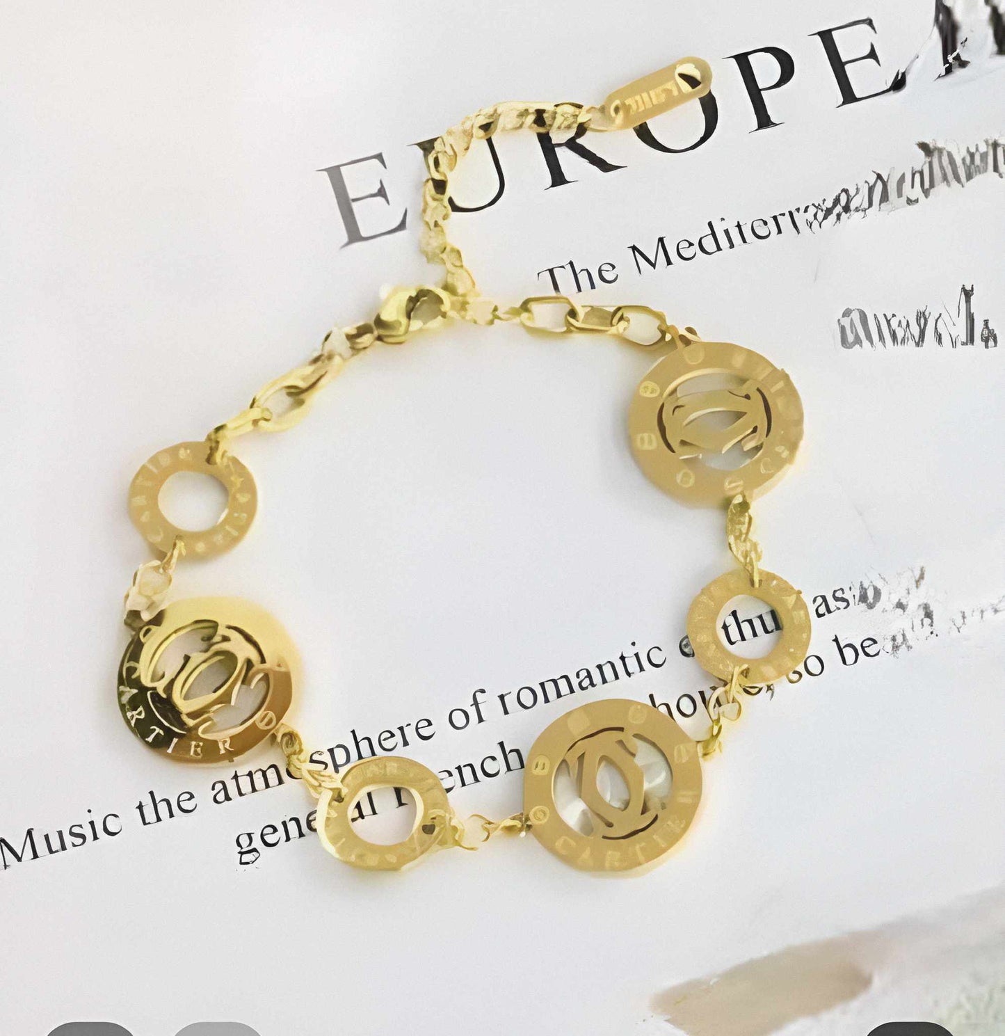 30142 Gold Plated Bracelet