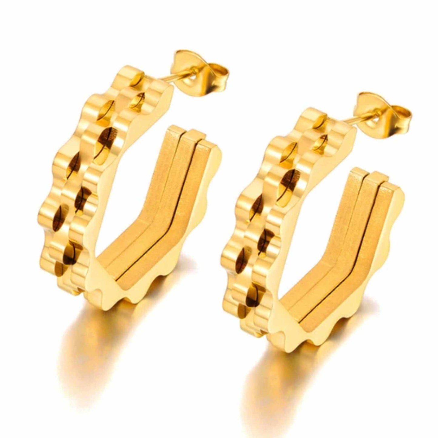 40126 Gold Plated Earrings