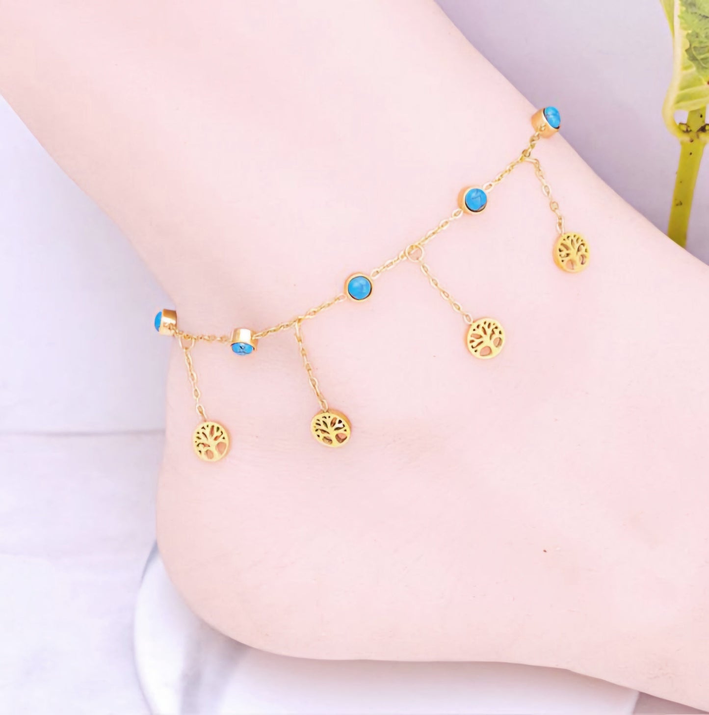 70144 Gold Plated Anklet