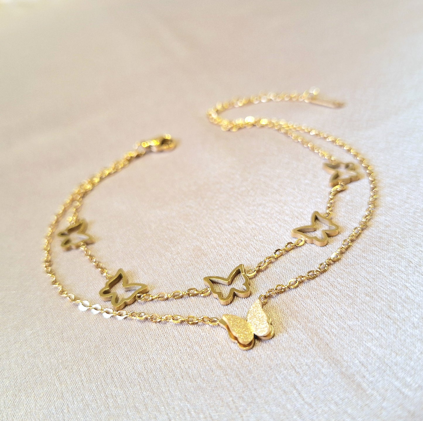 70141  Gold Plated Anklet