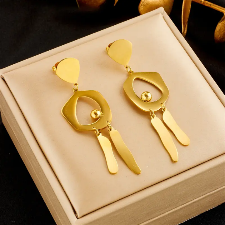 40437 gold plated Earrings