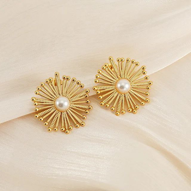 40382 gold plated Earrings