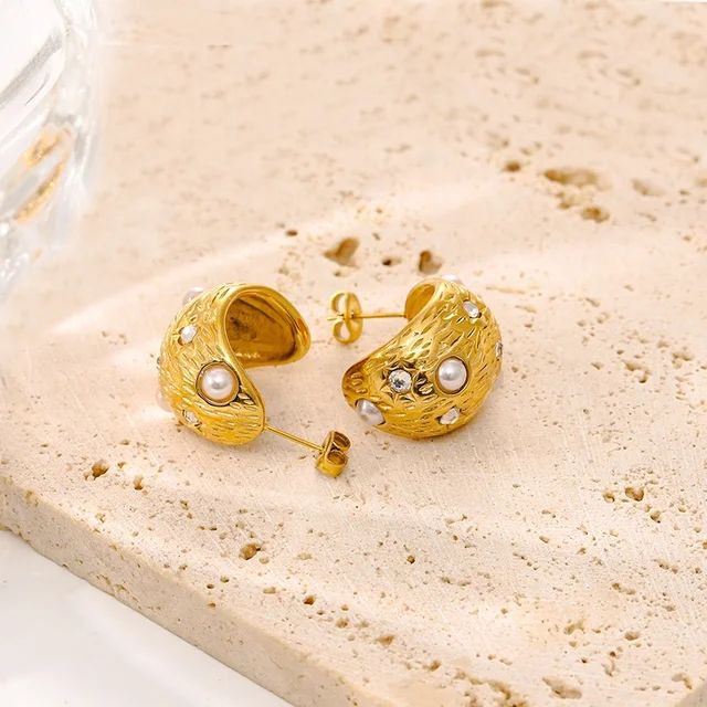 40397 gold plated Earrings